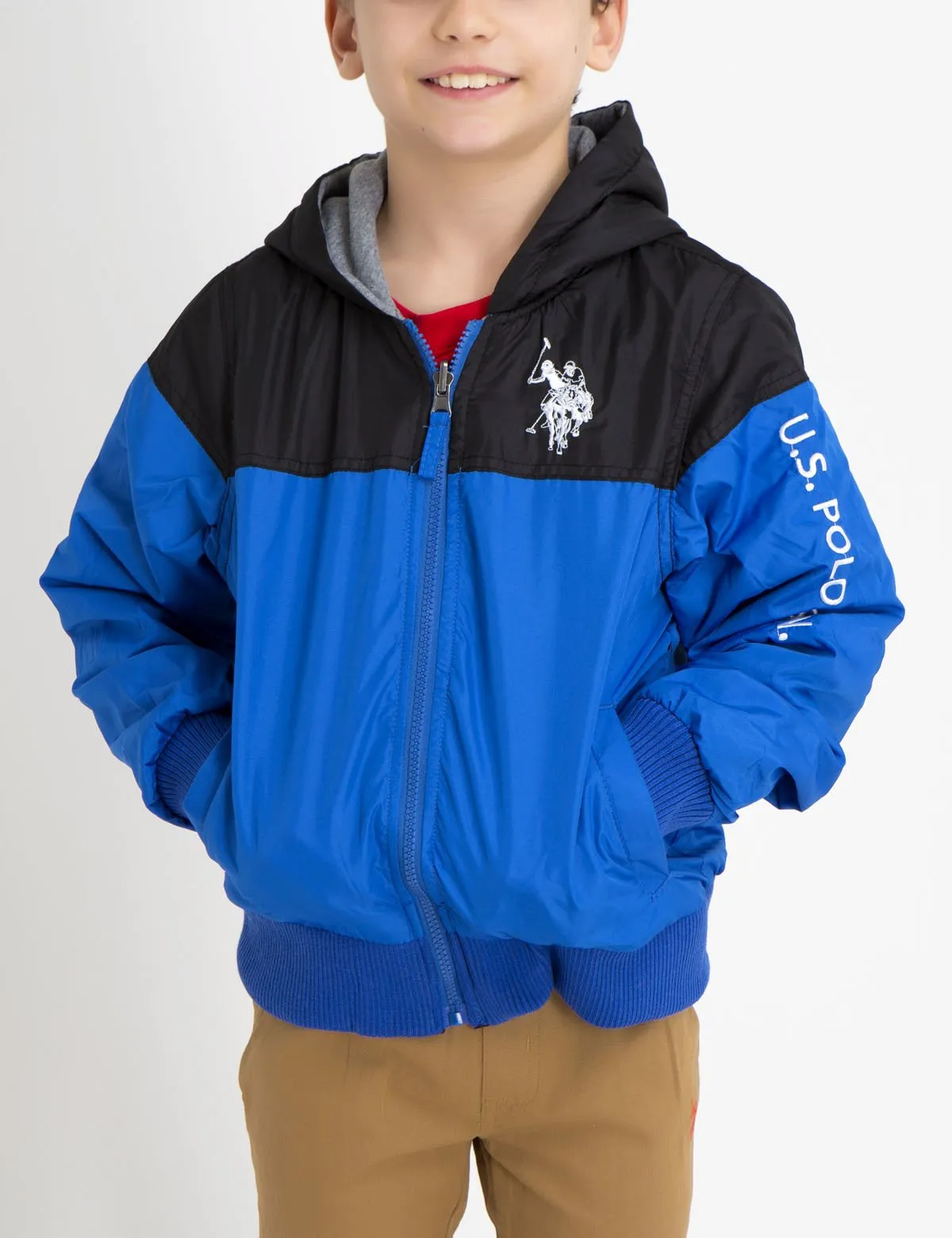 BOYS FLEECE REVERSIBLE HOODIE