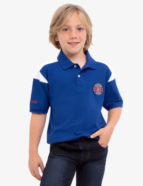 BOYS U.S. POLO ASSN. PIQUE PATCH POLO SHIRT