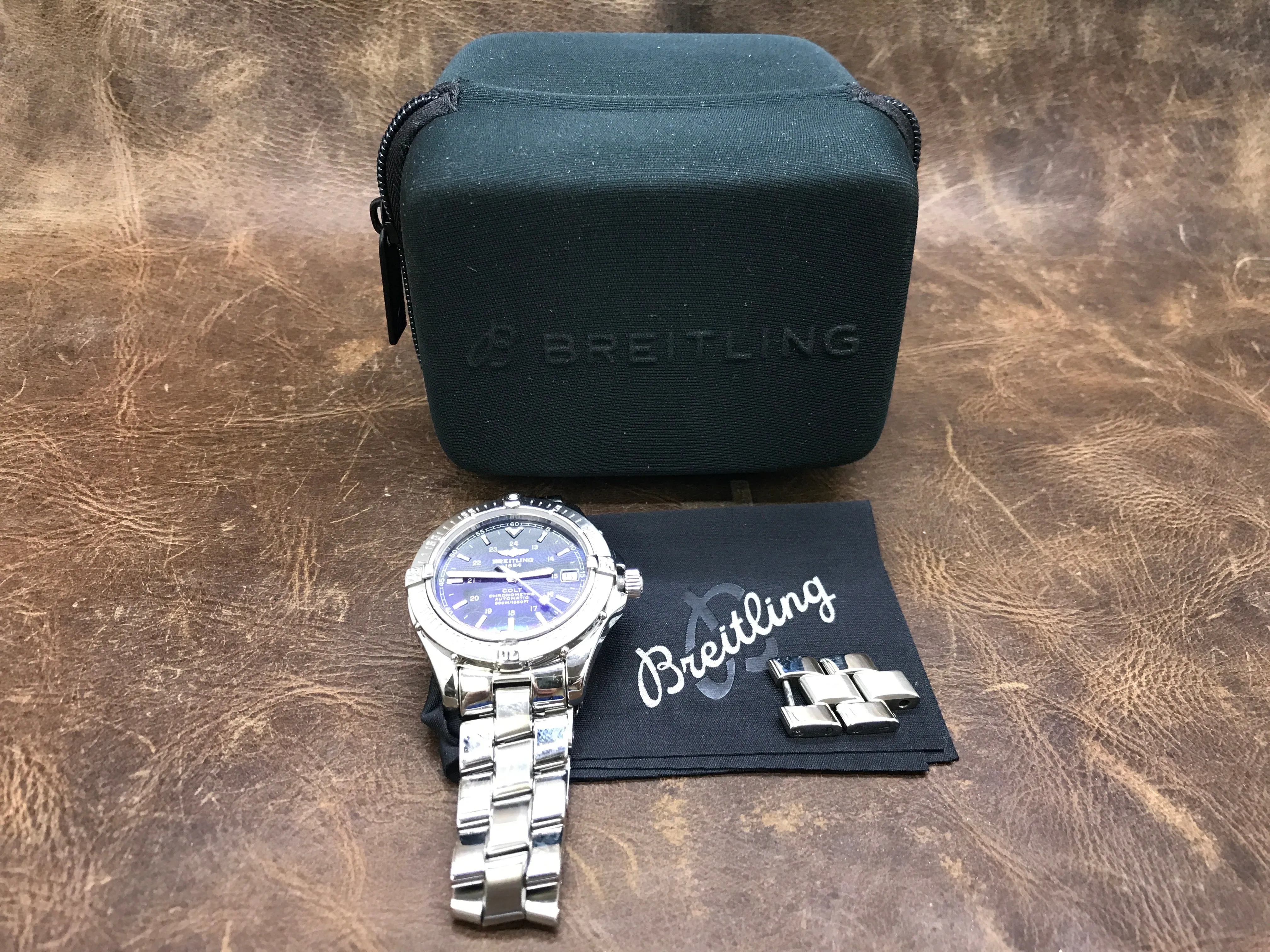 Breitling Colt A17350 Black Dial Automatic Watch