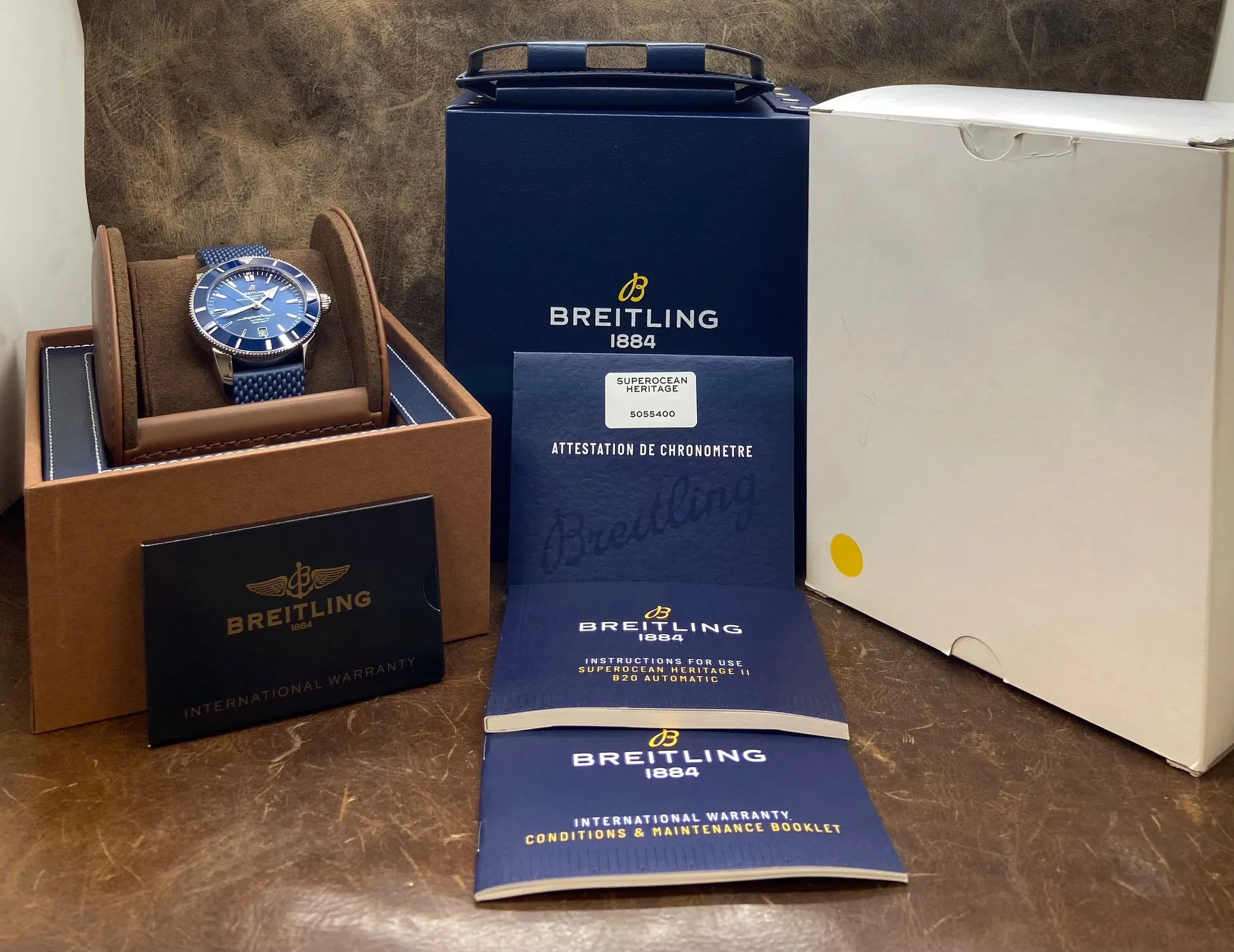 Breitling Superocean Heritage II  AB2020 Blue Dial Automatic Men's Watch