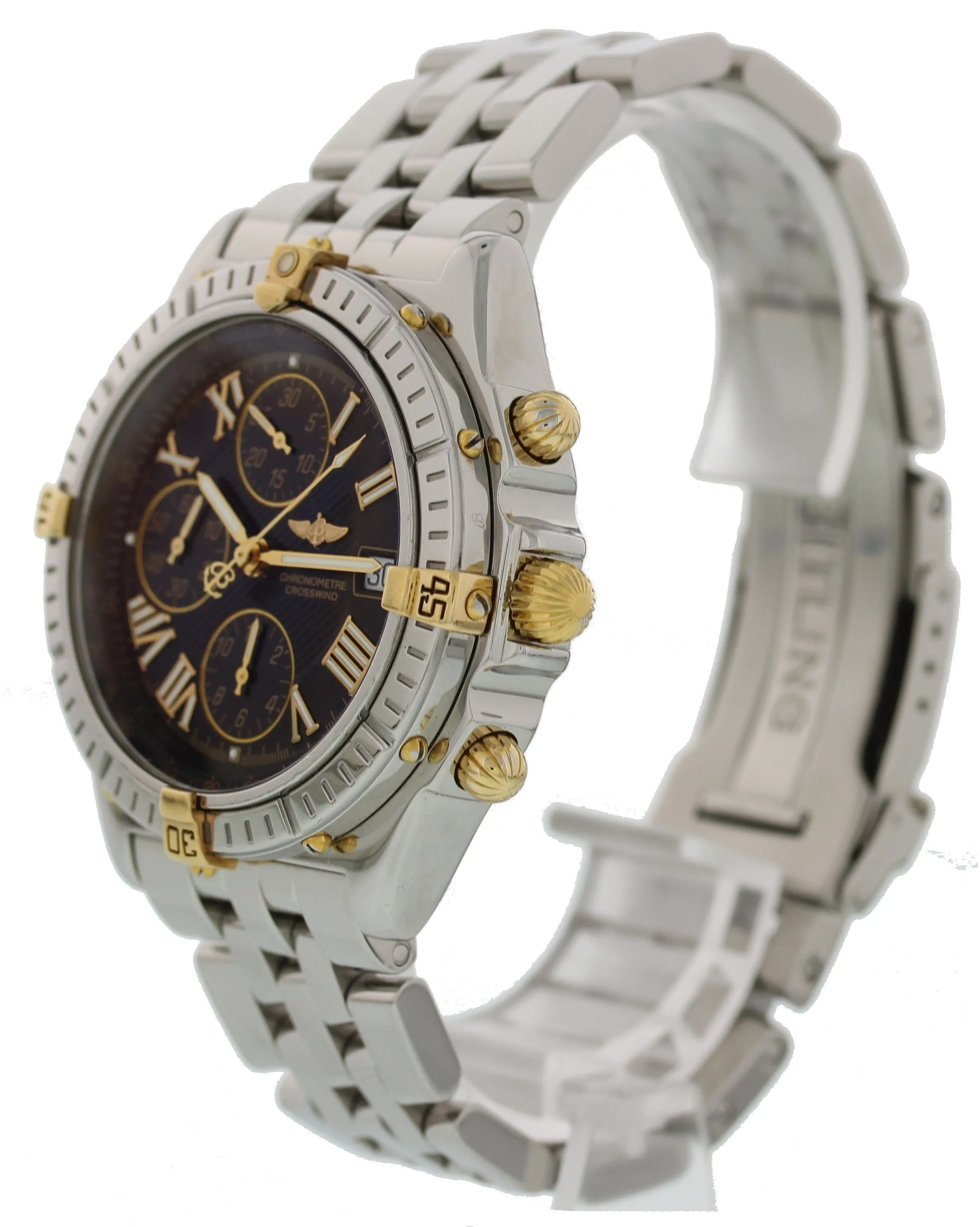 Breitling Windrider Crosswind 18k YG/SS B13355