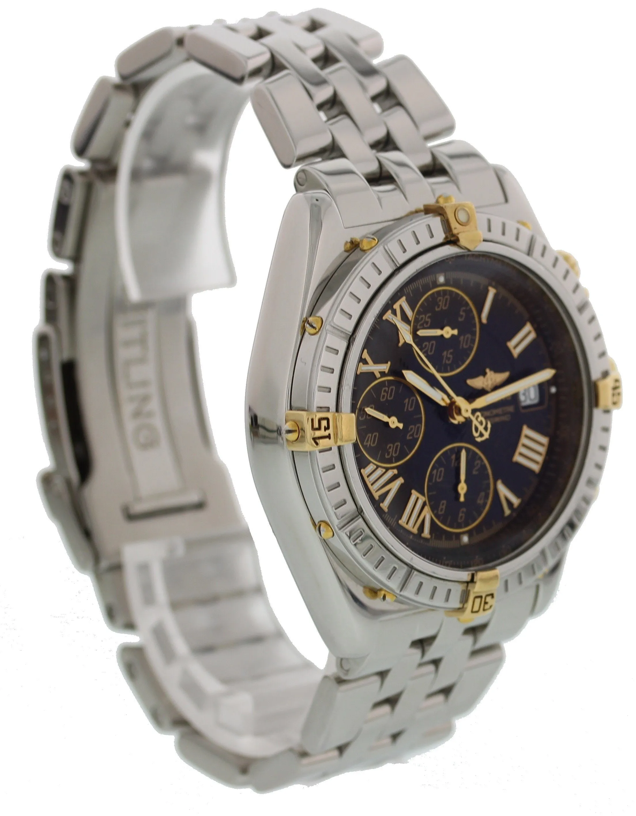 Breitling Windrider Crosswind 18k YG/SS B13355