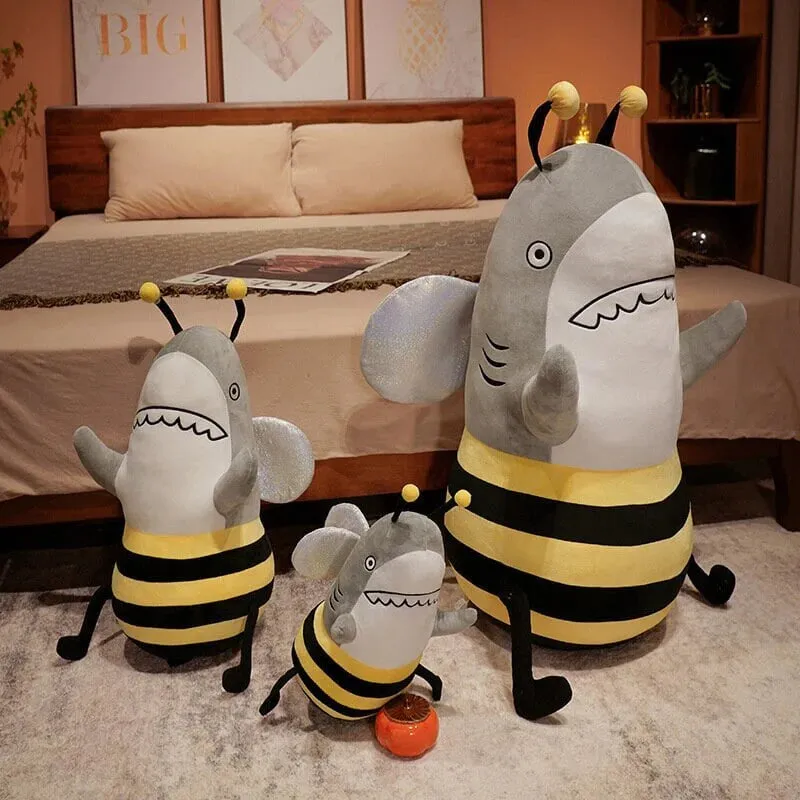 Buzz the Shark & Bee Stuffed Animals Kawaii Plushies