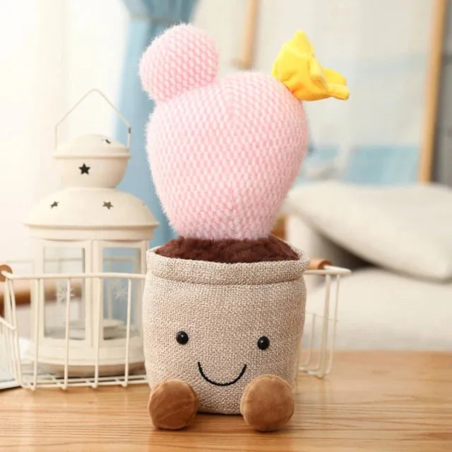 Cactus Succulent Pot Plant Kawaii Stuffed Toy Plushies