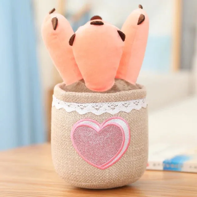 Cactus Succulent Pot Plant Kawaii Stuffed Toy Plushies