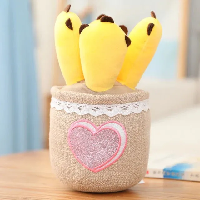 Cactus Succulent Pot Plant Kawaii Stuffed Toy Plushies