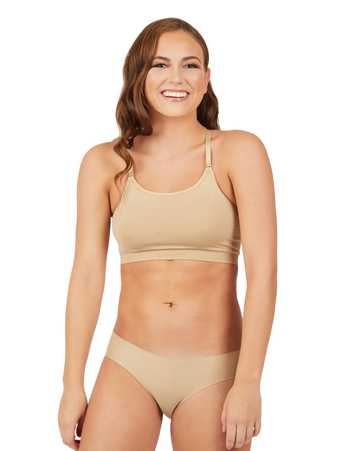 Capezio Convertible Longline Tween Crop 3769T