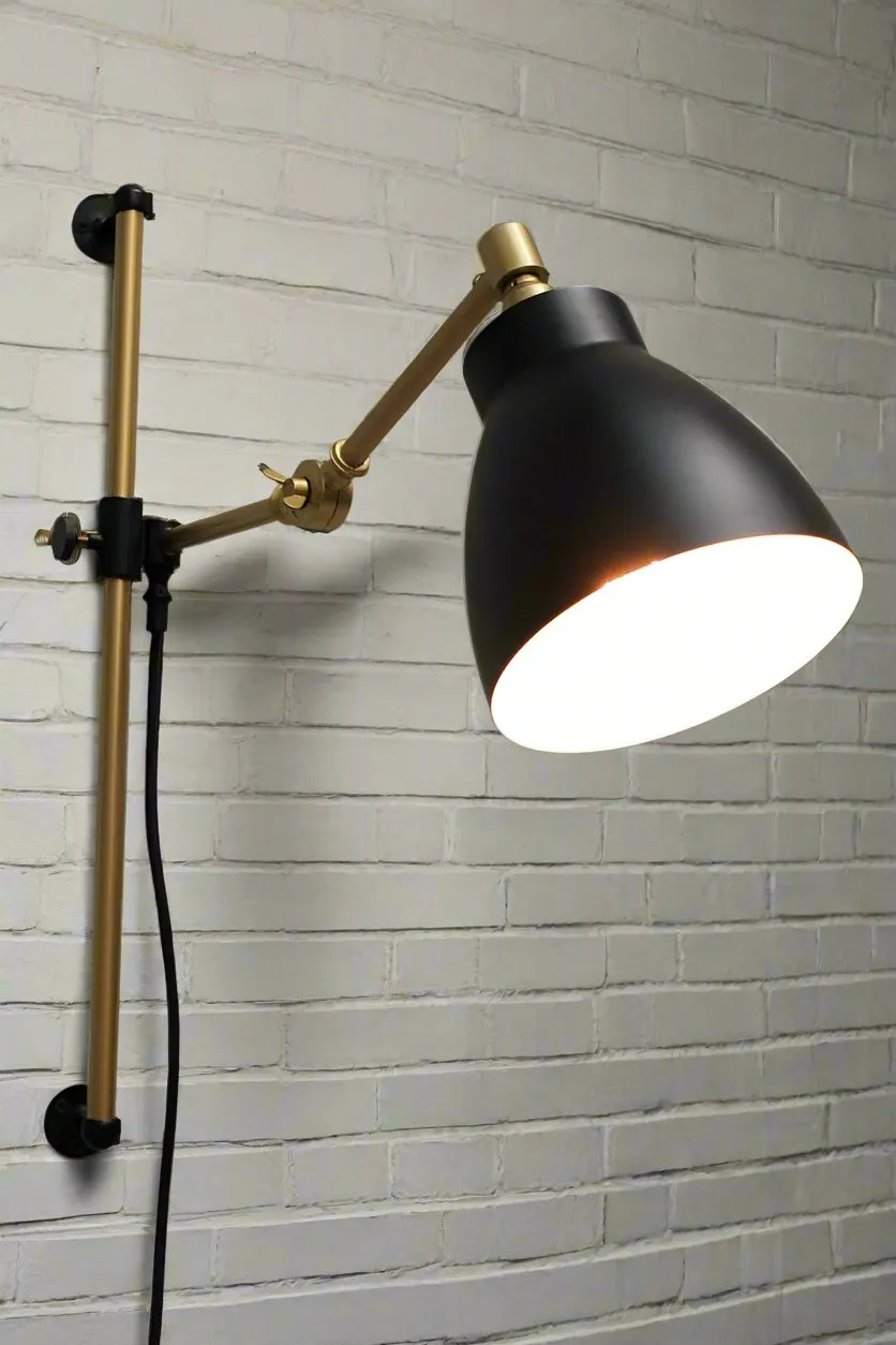 Cellar Swing Wall Light With Wall Plug