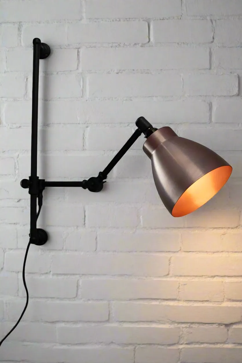 Cellar Swing Wall Light With Wall Plug