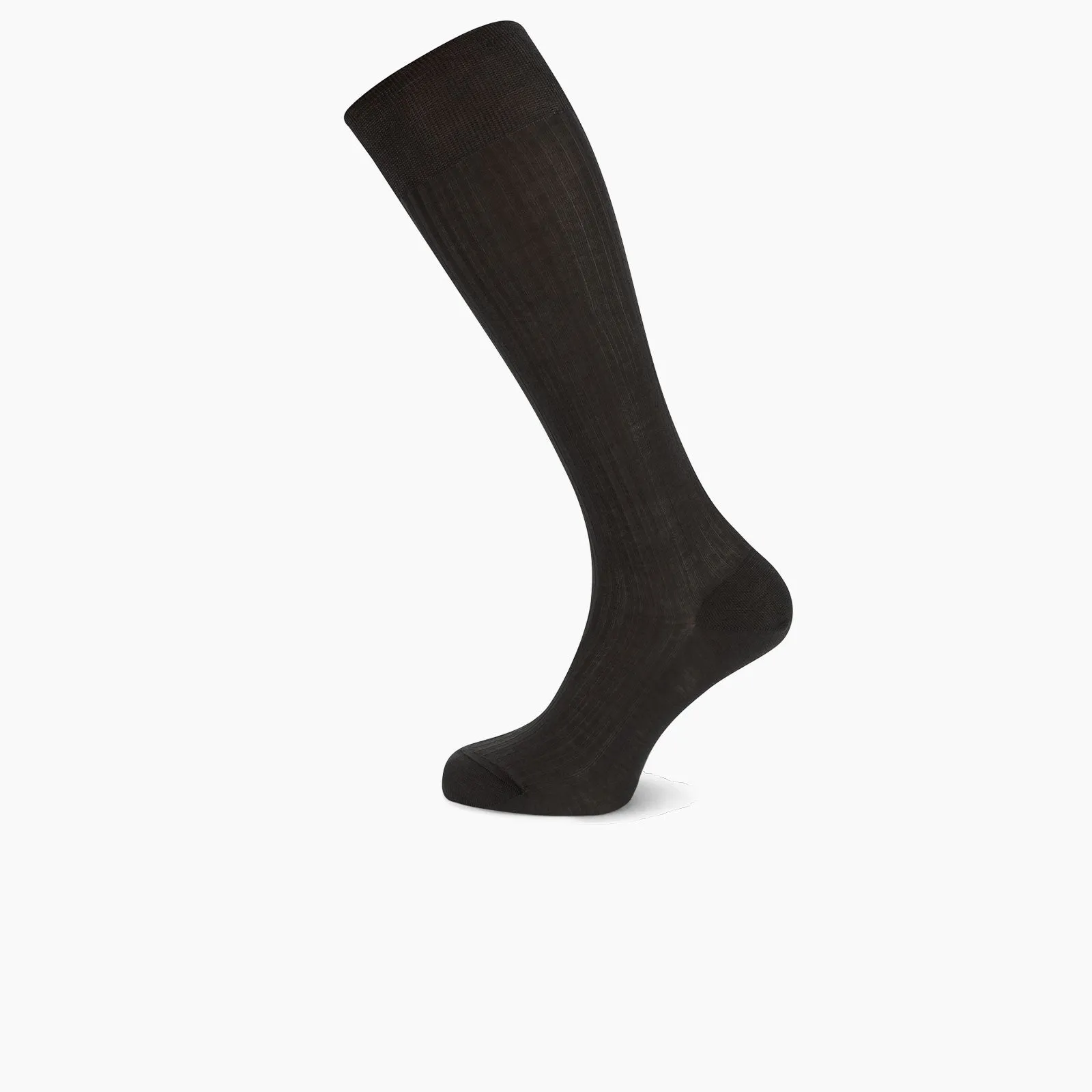 Charcoal Long Cotton Socks