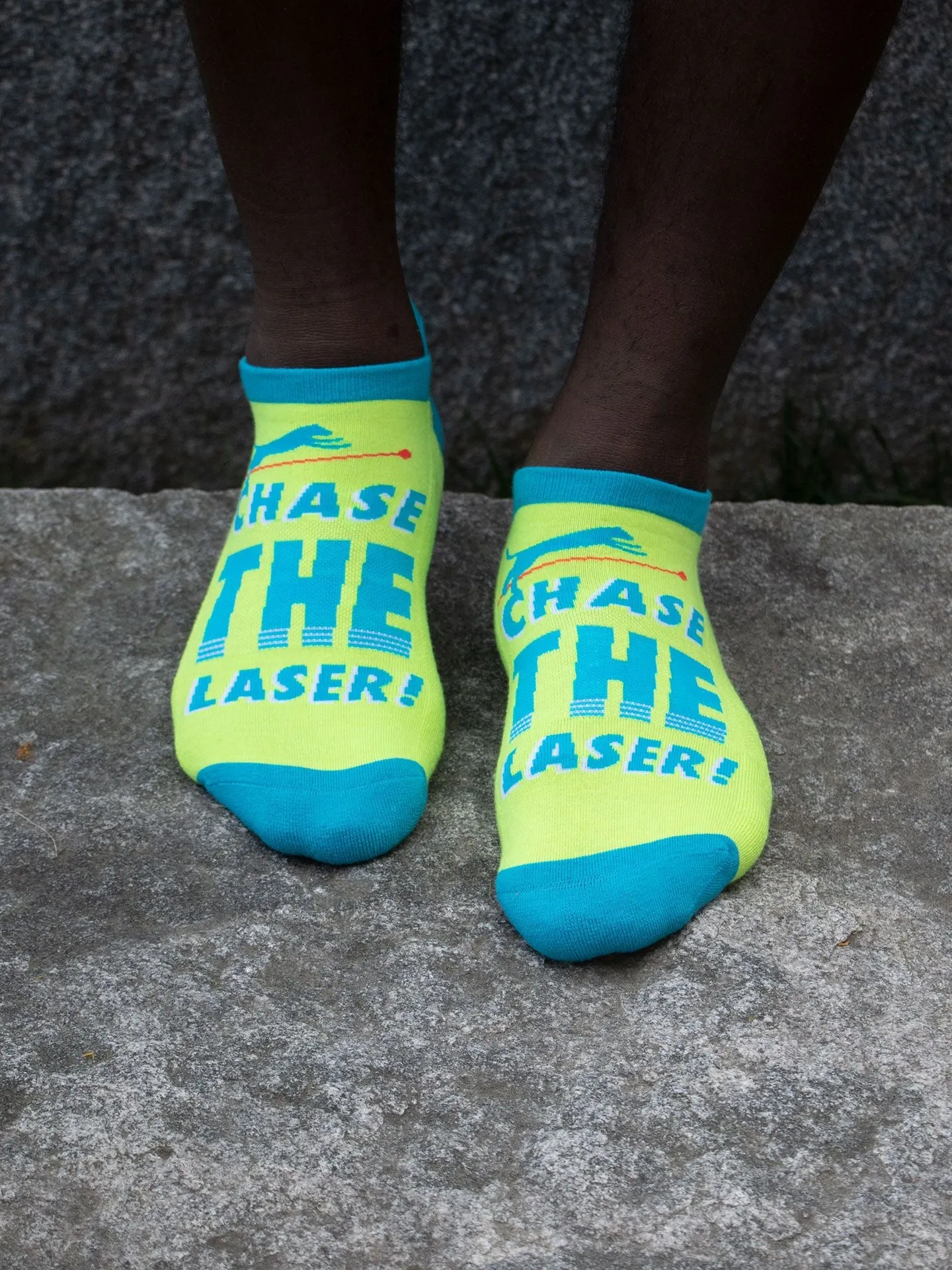 Chase The Laser Sneaker Socks