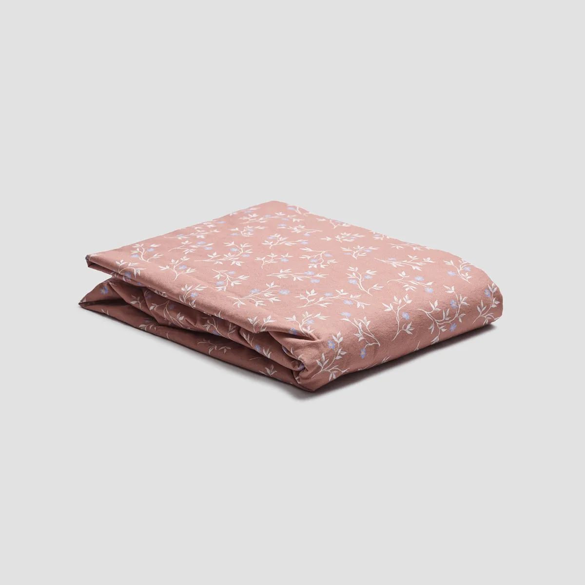 Chestnut Floral Cotton Fitted Sheet