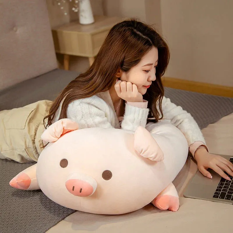 Chubby Chonky Kawaii Pink Piggy Plushies