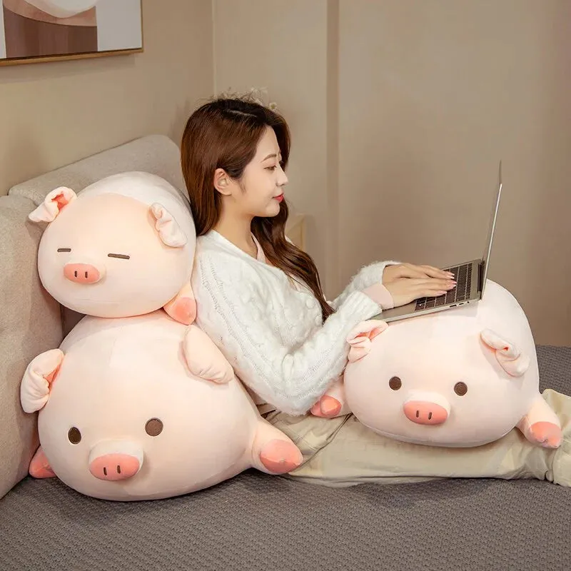 Chubby Chonky Kawaii Pink Piggy Plushies