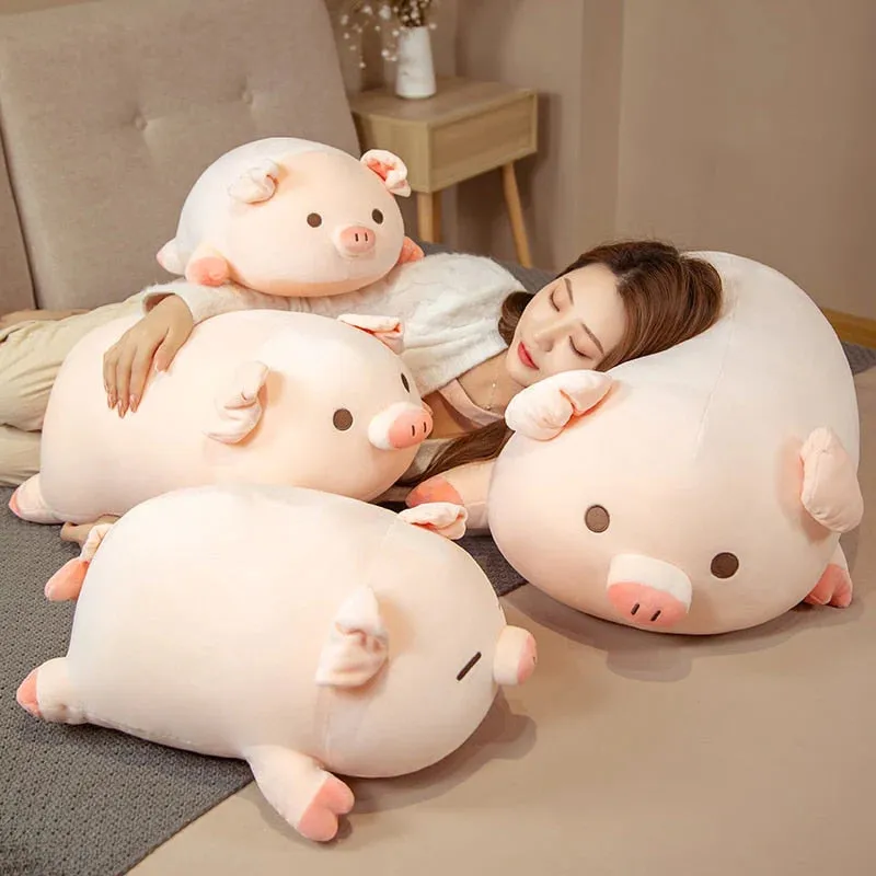 Chubby Chonky Kawaii Pink Piggy Plushies