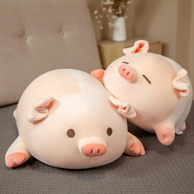 Chubby Chonky Kawaii Pink Piggy Plushies