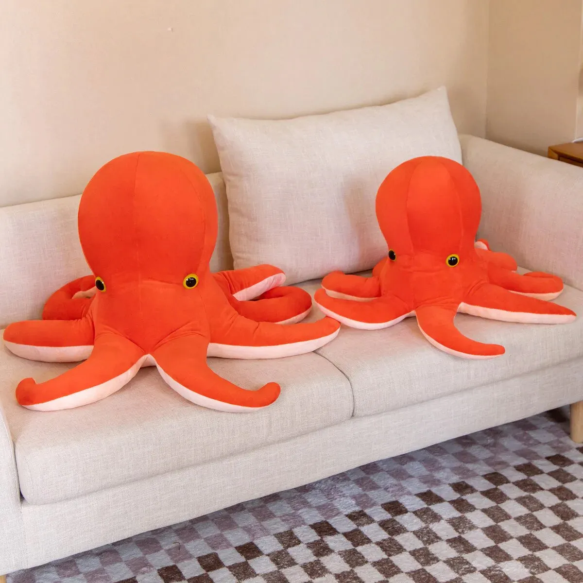 Colorful Kawaii Octopus Stuffed Animals Duo Plushies