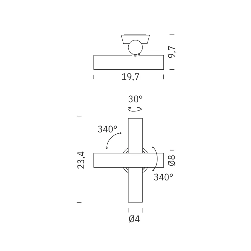 Contemporary Dual Tube Wall Light | Tubes 2