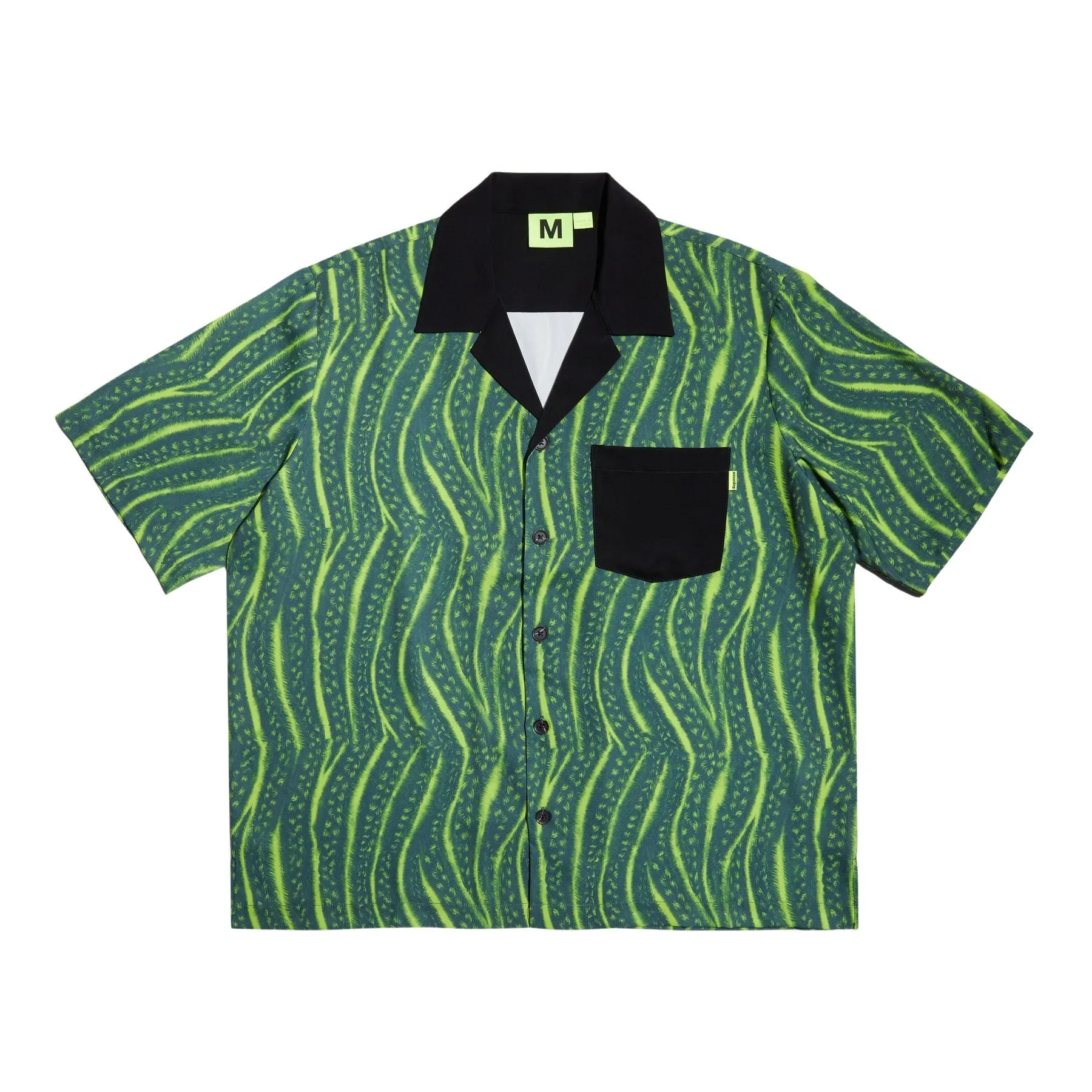 Cornrow Camp Collar Shirt