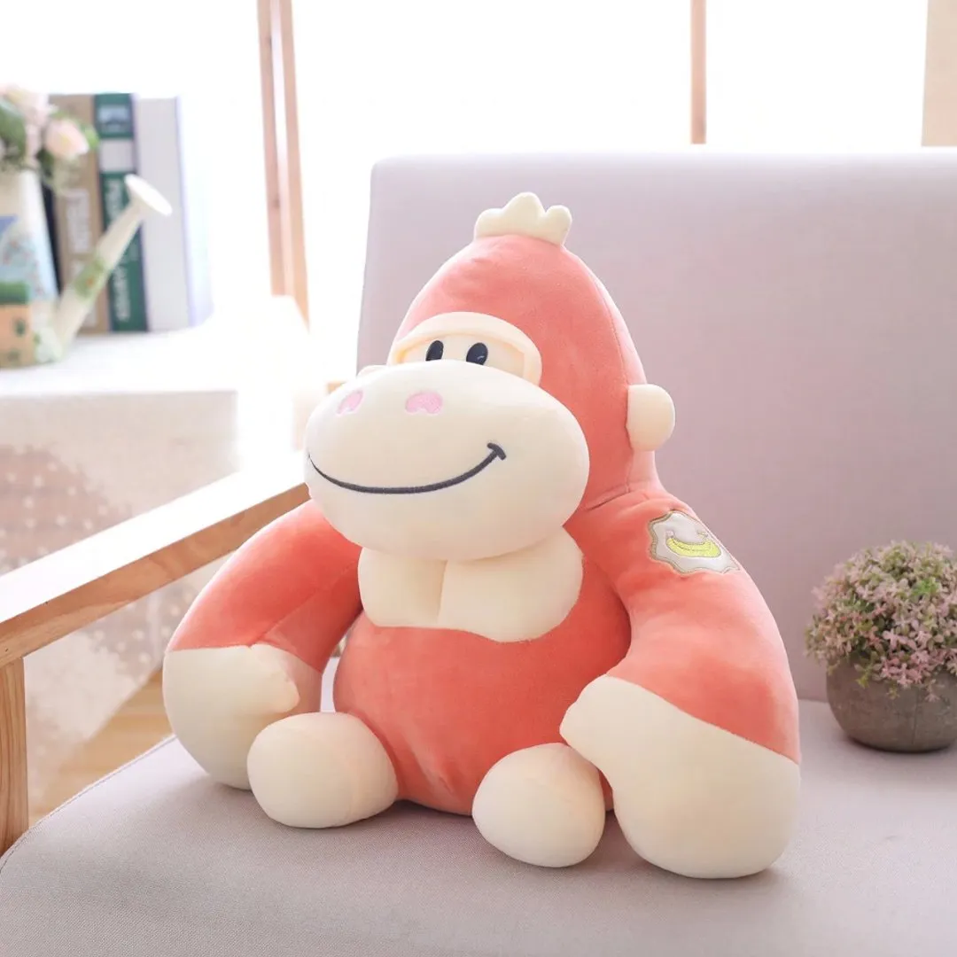 Cuddle Up with Adorable Kawaii Baby Gorilla Squad Plushies - Perfect for Animal Lovers