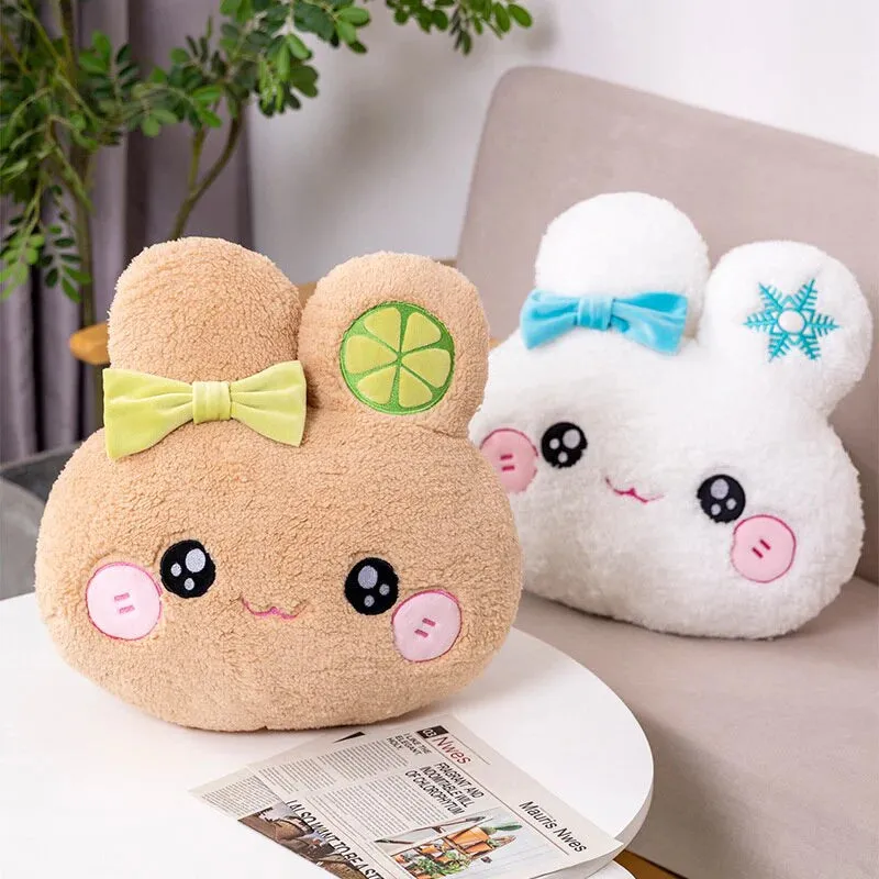 Cuddly Kawaii Bunnies Stuffed Animals Pillow Plushies