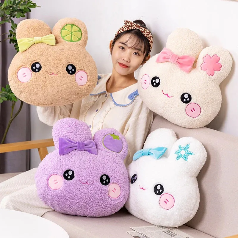 Cuddly Kawaii Bunnies Stuffed Animals Pillow Plushies