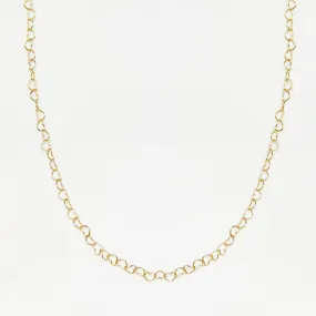 Dainty Heart Chain Necklace