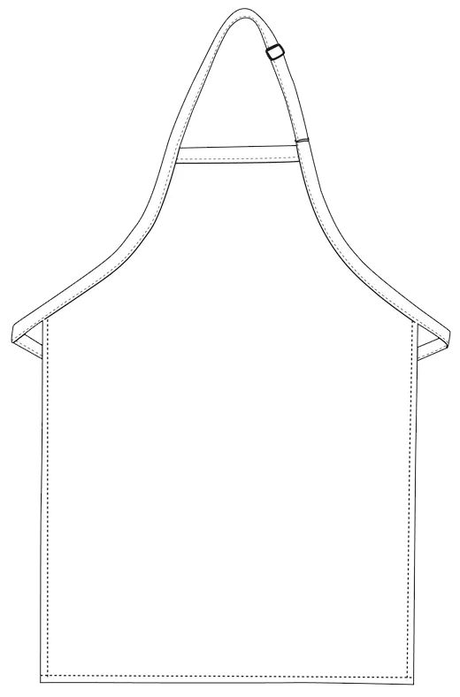 Deluxe XL Butcher Adjustable Apron (No Pockets)