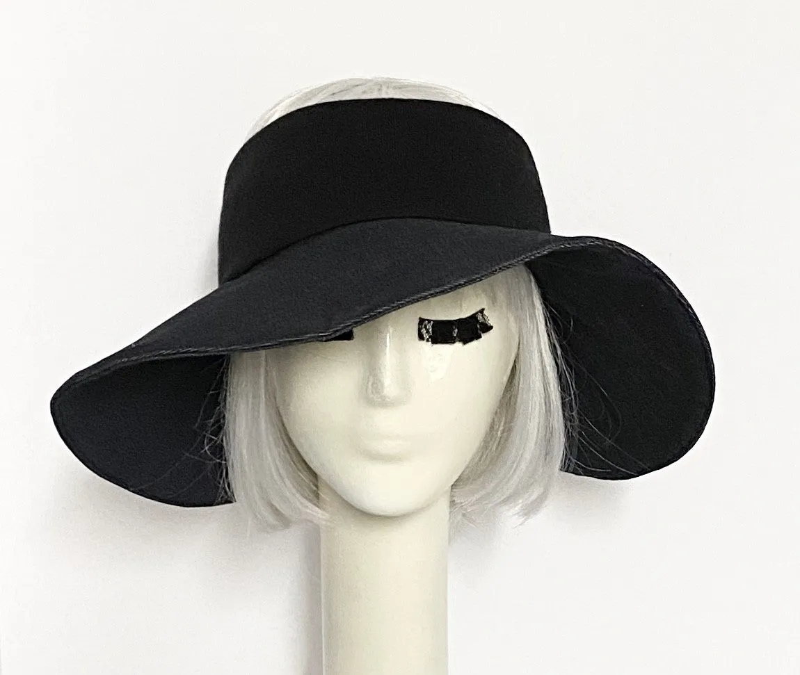 Denim Sun Visor Hat