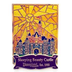 Disney DLR Sleeping Beauty Castle Stained Glass Cast Exclusive Limited Edition 500 Pin