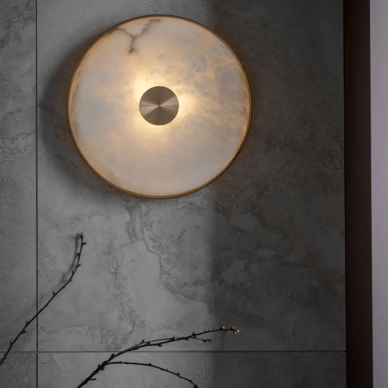 Elegant Alabaster Wall Light