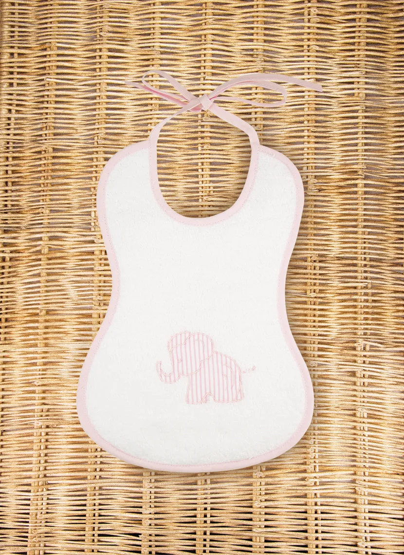 Elephant Terry Bib