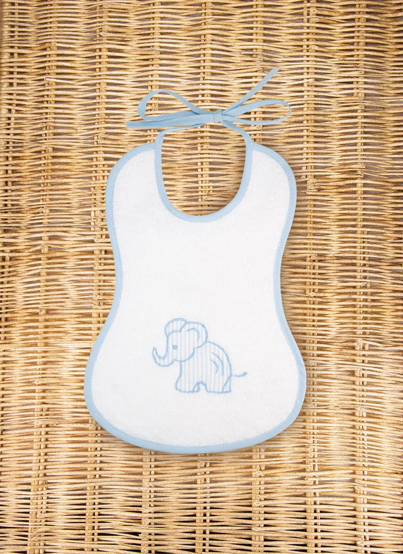 Elephant Terry Bib