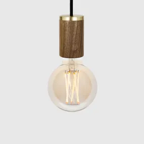 Elva Pendant Light Tinted in Walnut