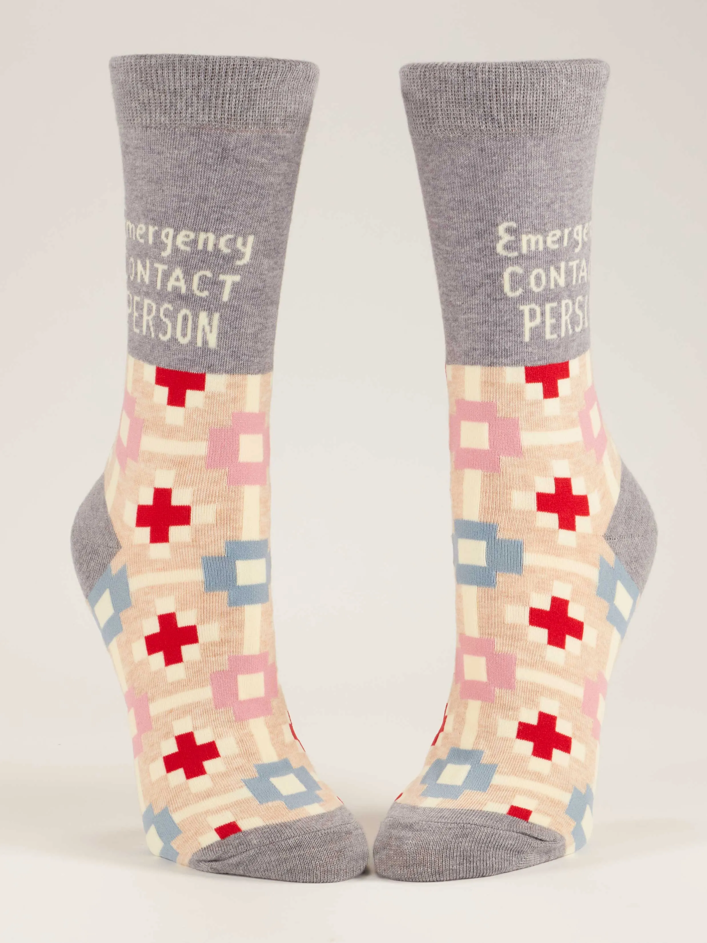 Emergency Contact Person W-Crew Socks