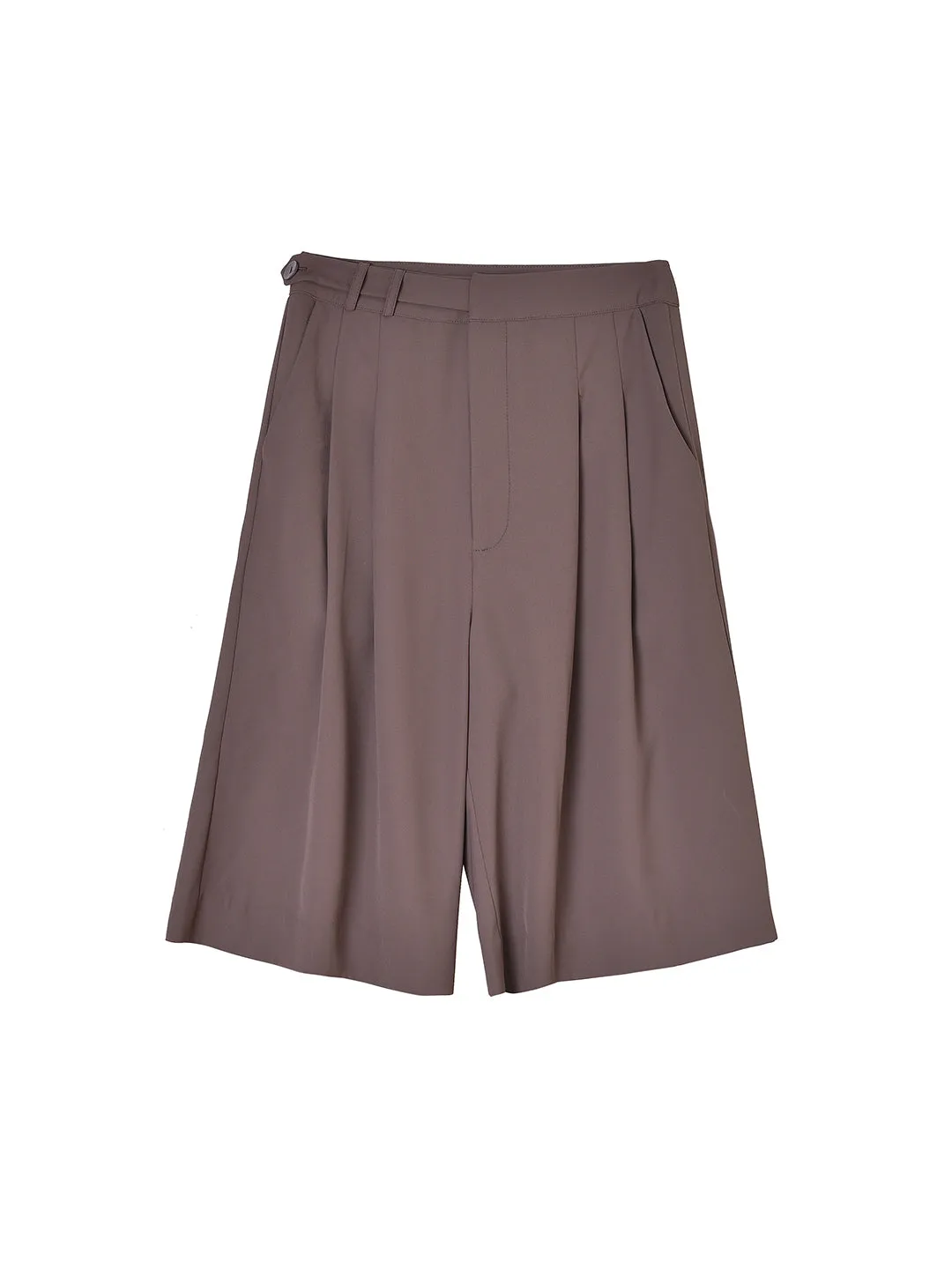 【Final Sale】 Dalia Brown Straight Shorts