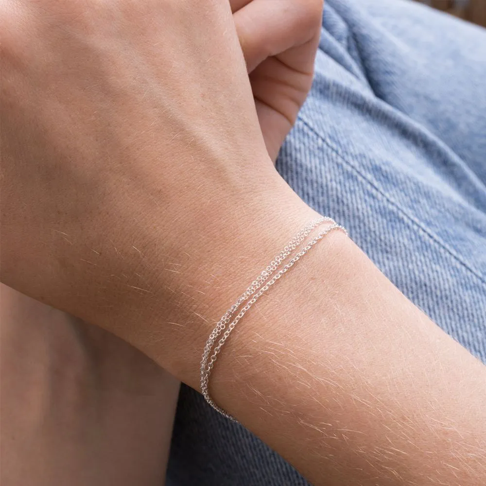 Florence Multilayer Thin Chain Bracelet