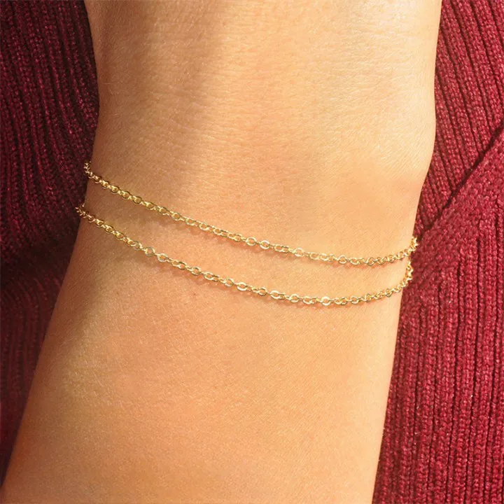 Florence Multilayer Thin Chain Bracelet