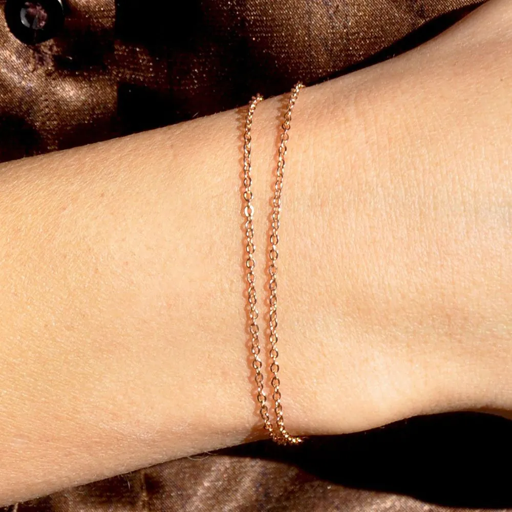 Florence Multilayer Thin Chain Bracelet