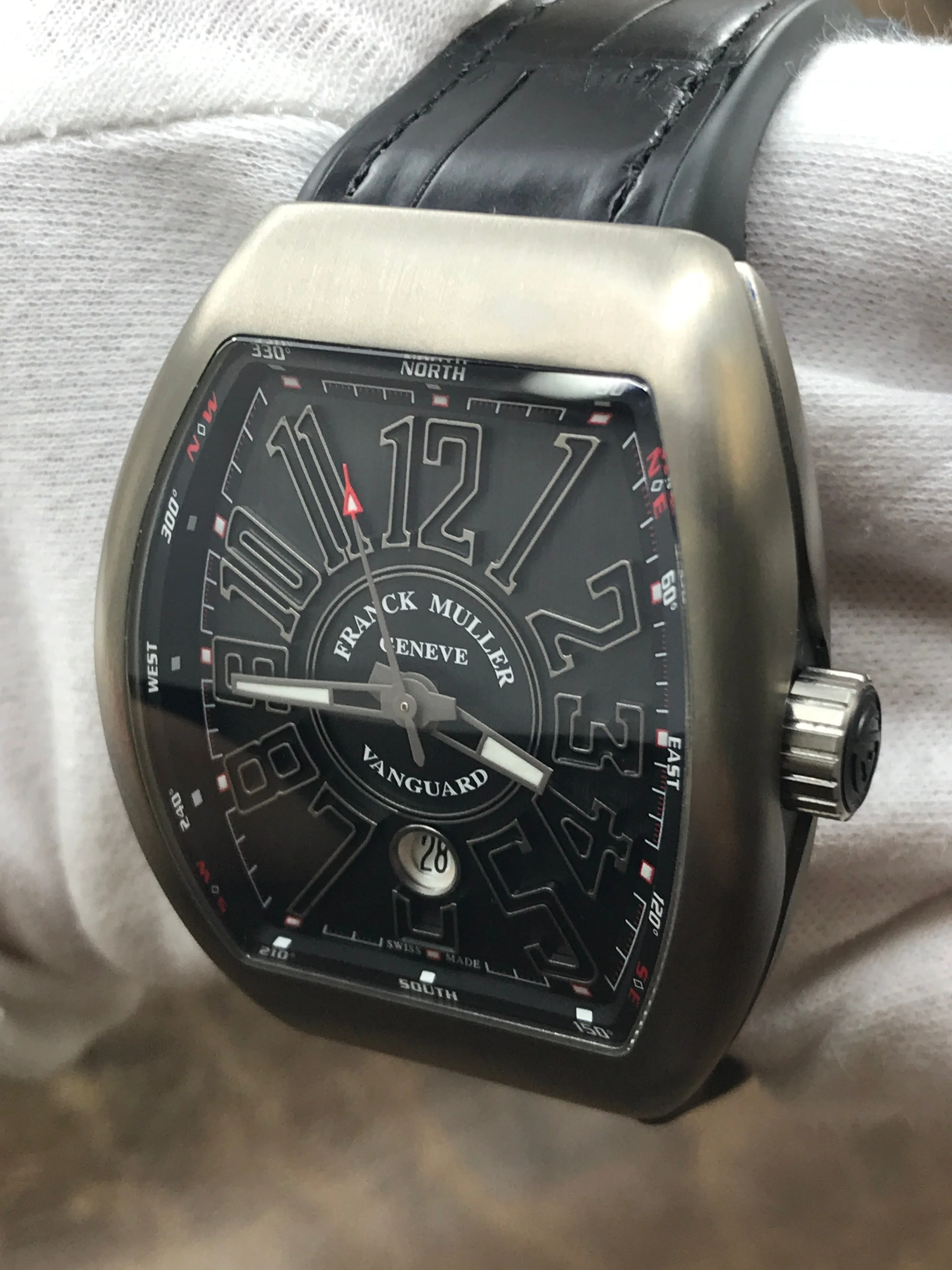 Franck Muller Vanguard V 45 SC DT Black Dial Automatic Men's Watch