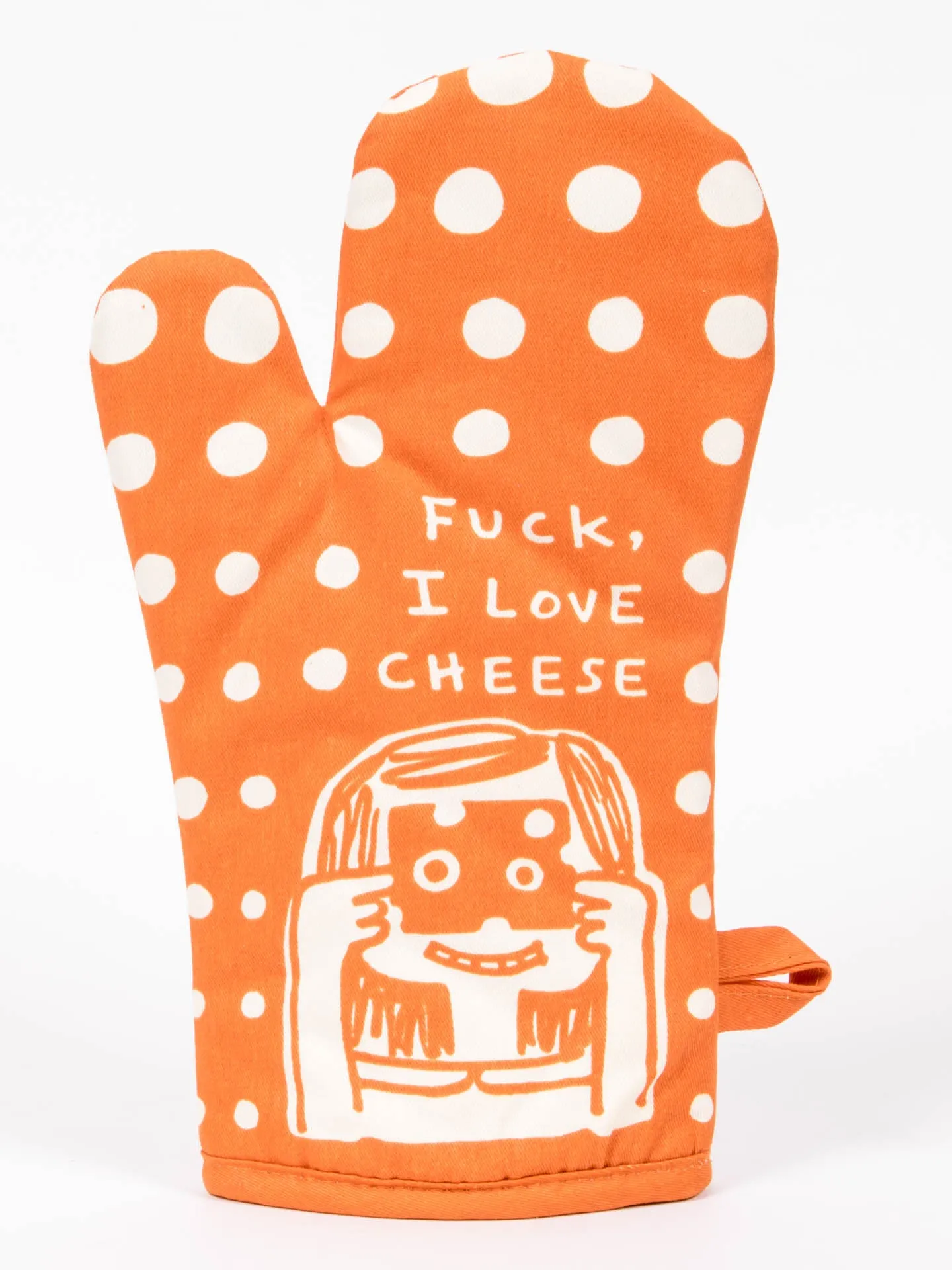 Fuck, I Love Cheese Oven Mitt