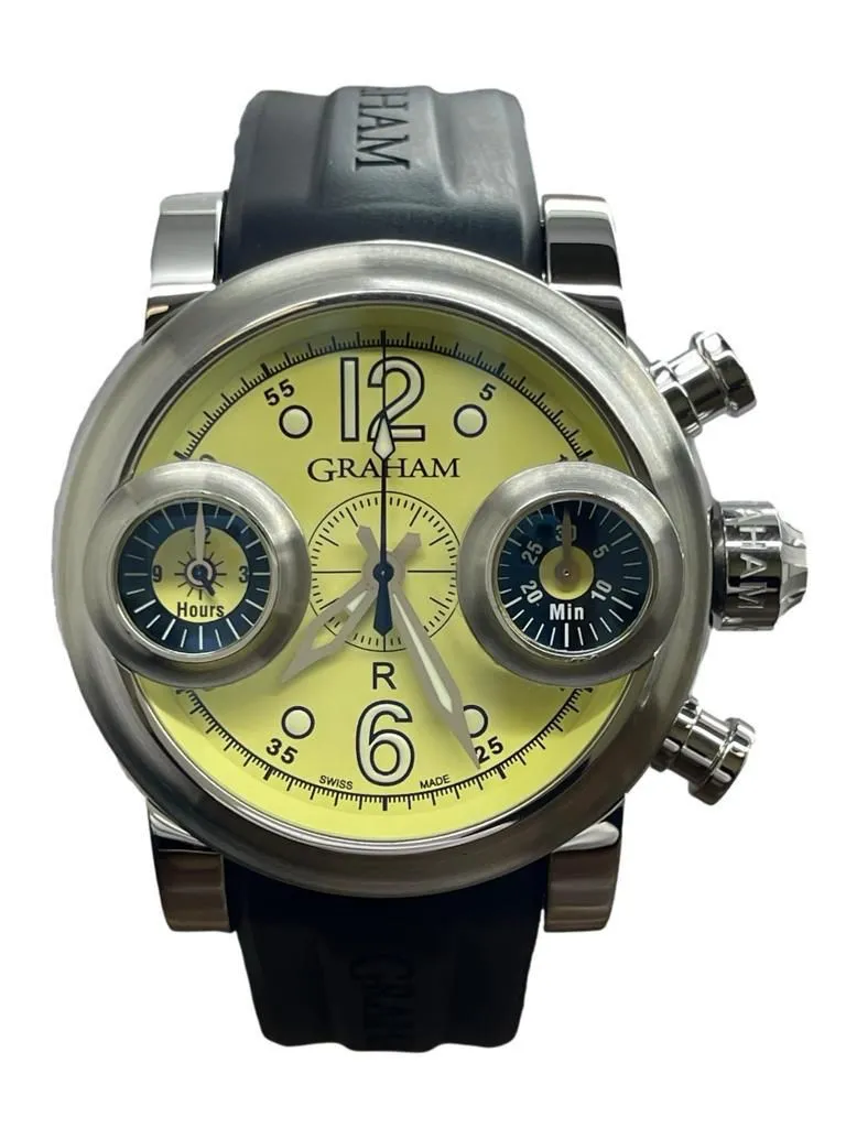 Graham  Swordfish Chronograph Limited Edition 100pcs 2SWAS Yellow Dial Automatic Men's Watch