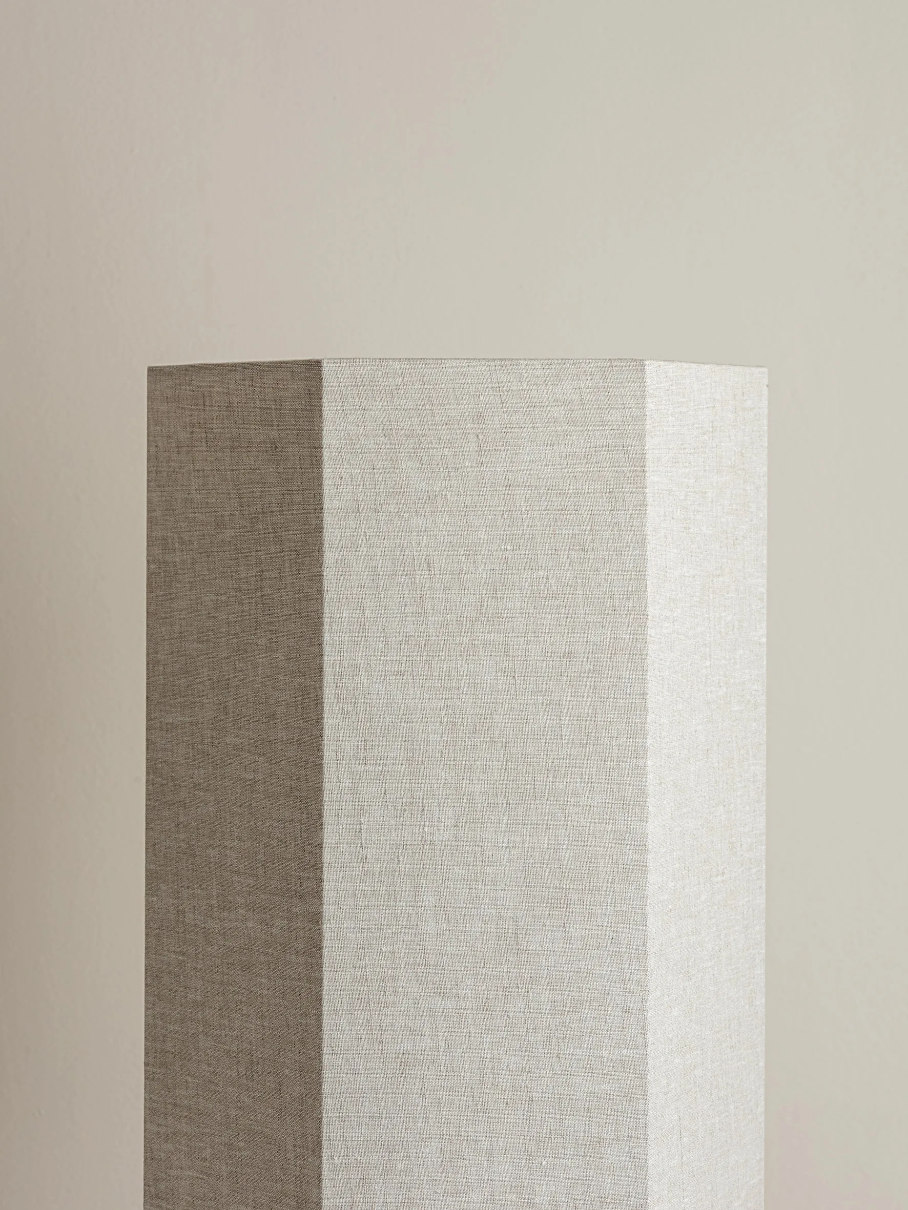 Grove - bronze ceramic and linen table lamp