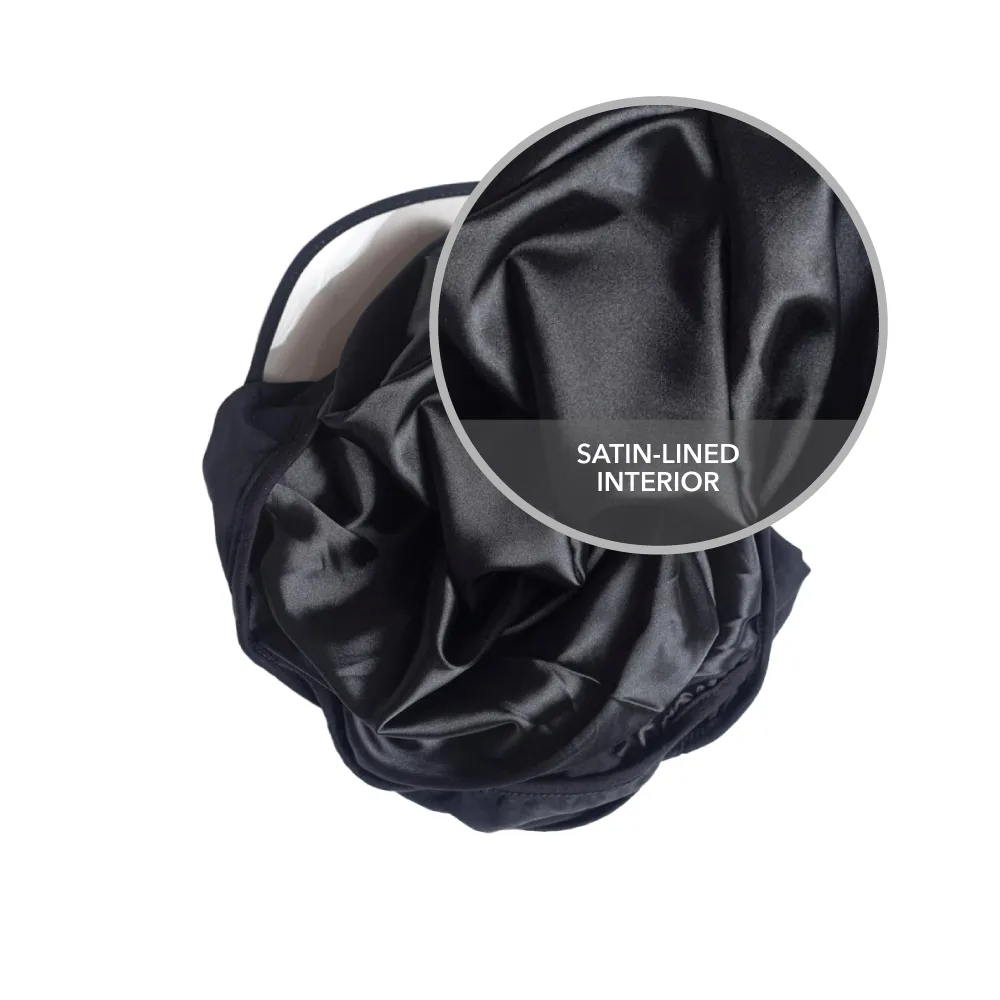 Hairbrella Satin-Lined, Waterproof Rain Hat