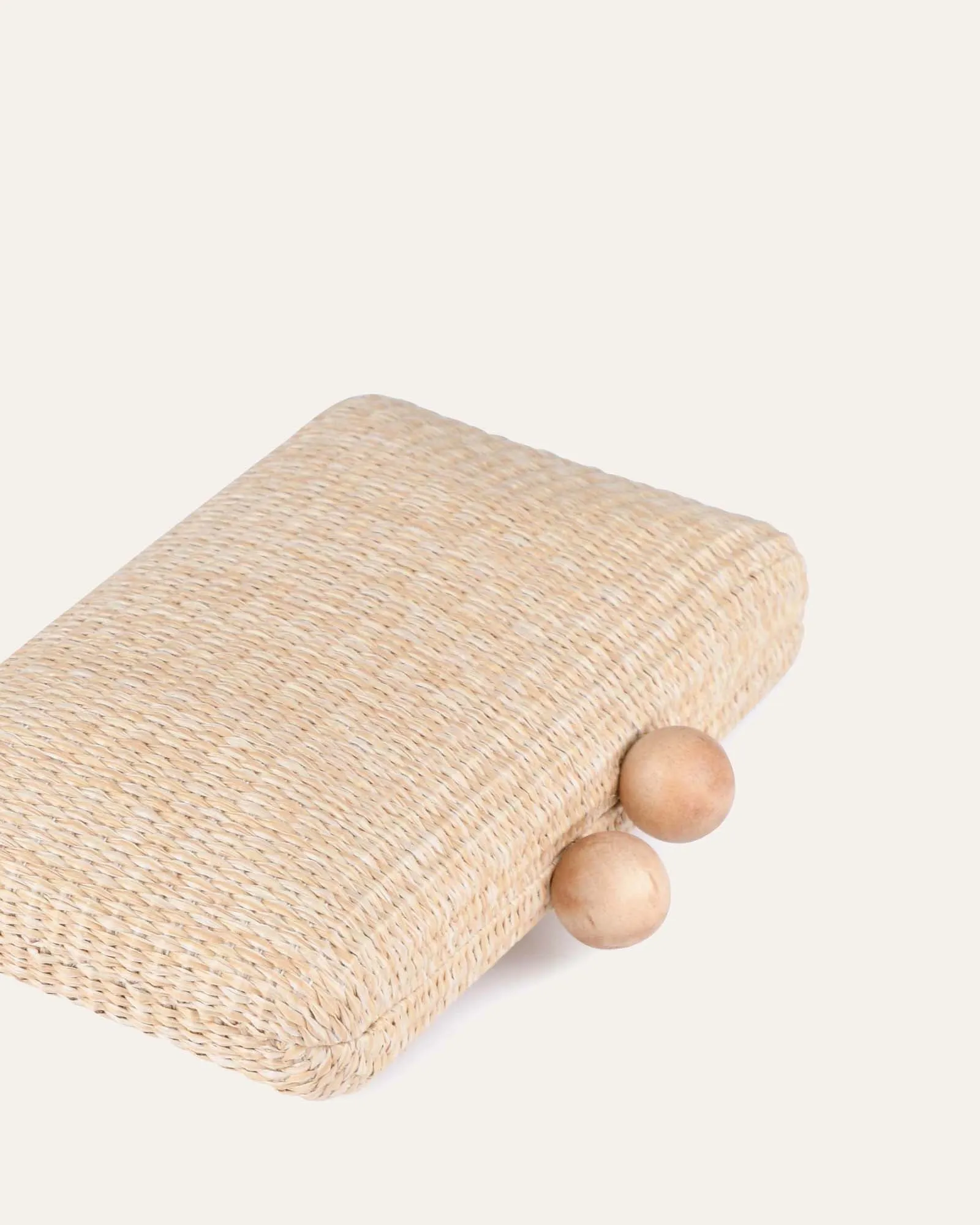 HARLING CLUTCH NATURAL RAFFIA