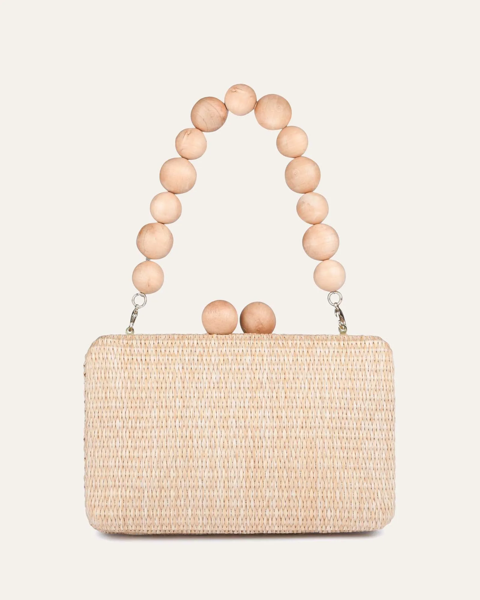 HARLING CLUTCH NATURAL RAFFIA