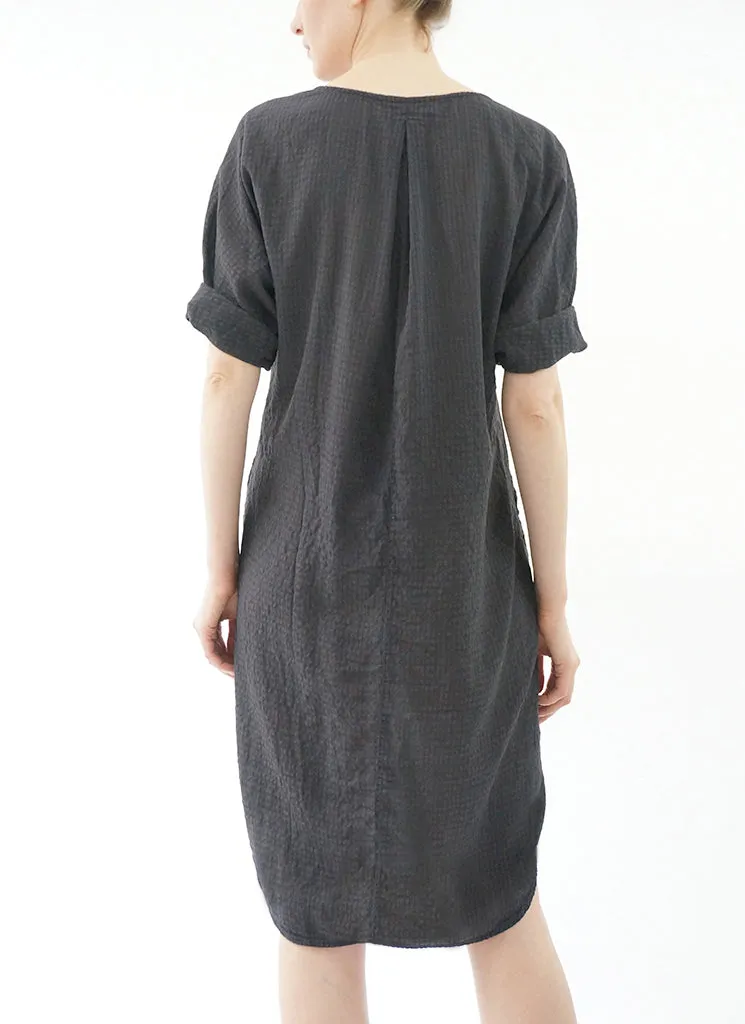 HARUKA DRESS (CHARCOAL, OCHRE, SCARLET, SAPPHIRE)