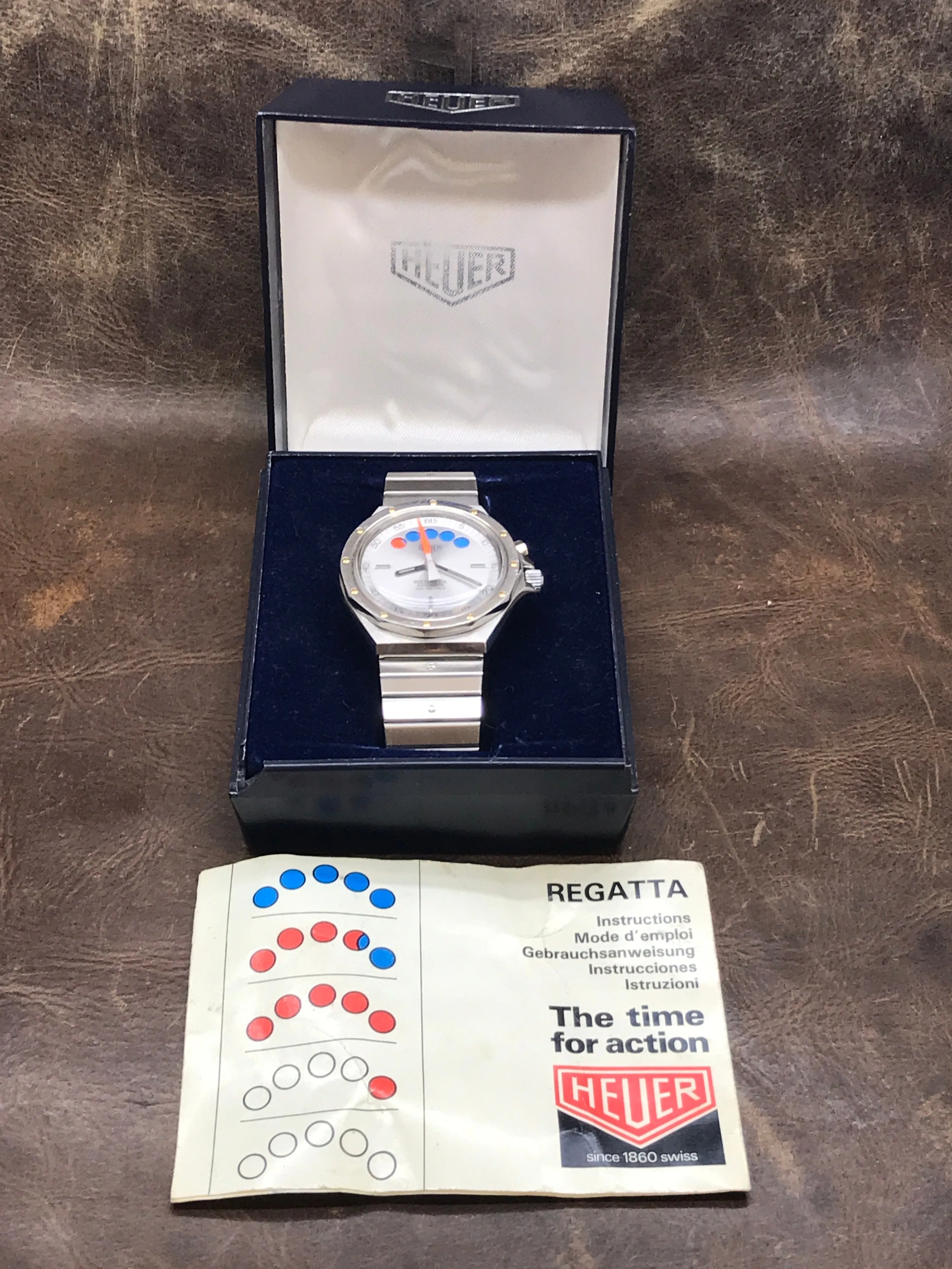 Heuer Regatta Yacht-Timer 134.500 Silver Dial Automatic Men's Watch