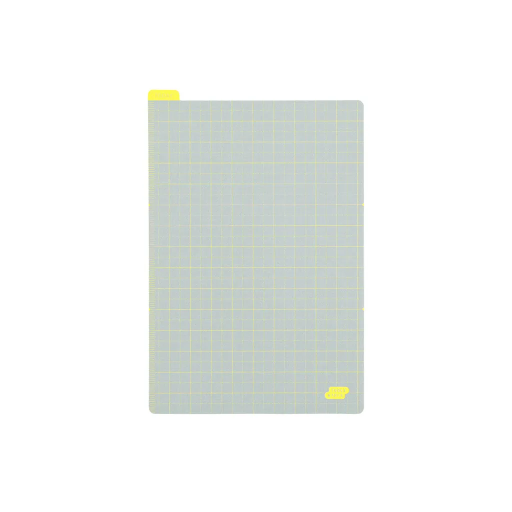 Hobonichi Pencil Board for A6 Size (Ice Gray x Yellow)