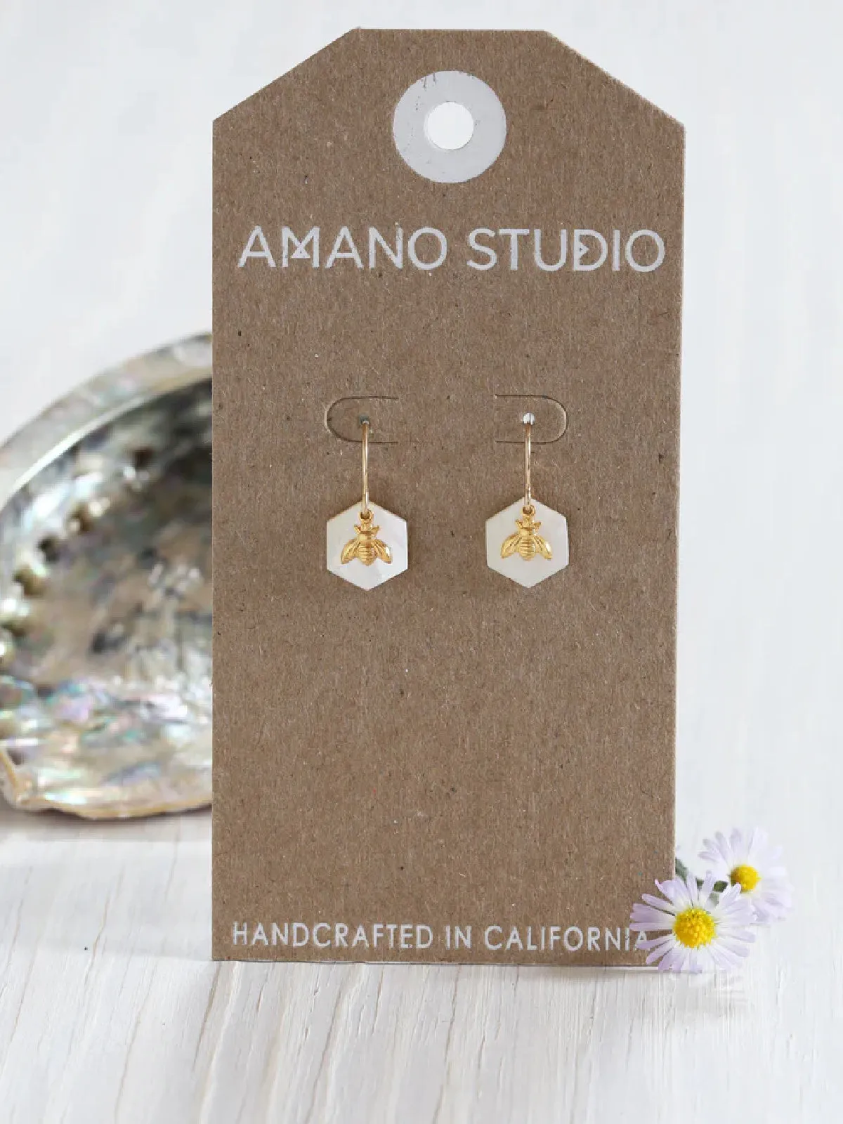 Honeybee Dangles by Amano Studio